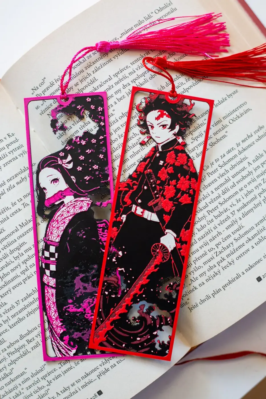 Set záložek – Tanjiro & Nezuko