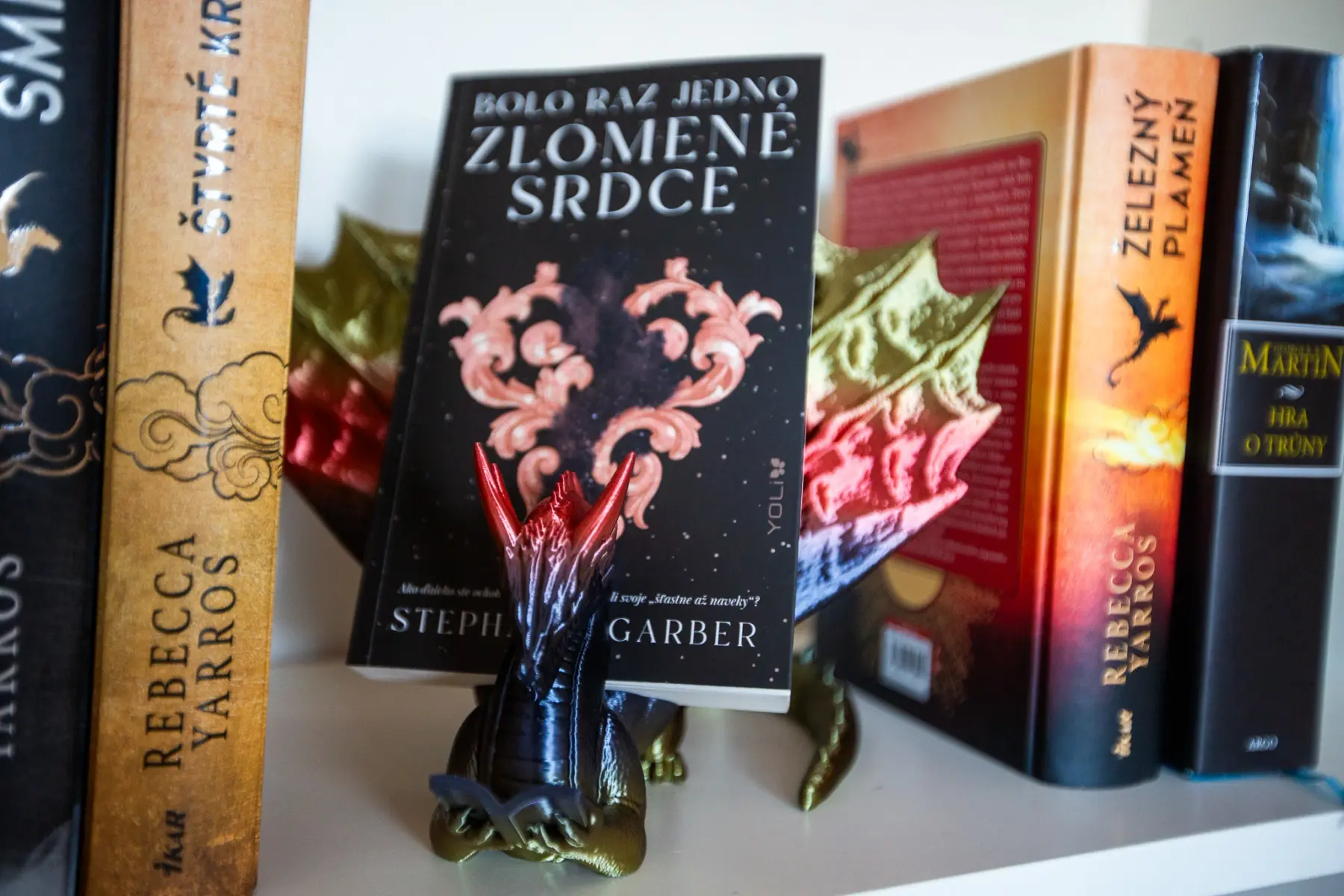 Dračí knihomol - dekorace do knihovny