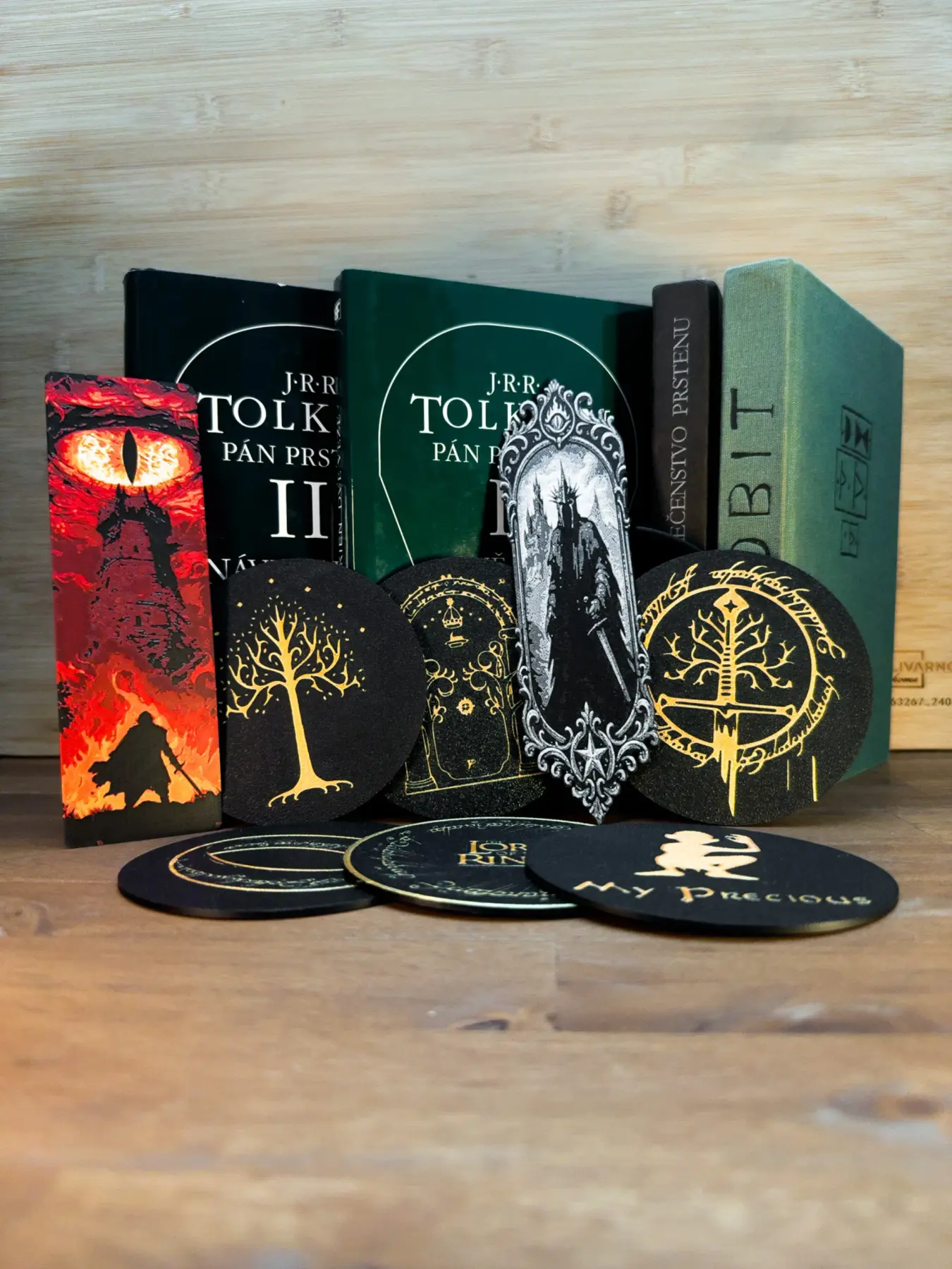 Set Pán prstenů: Černokněžný pán, Oko Saurona a podtácky