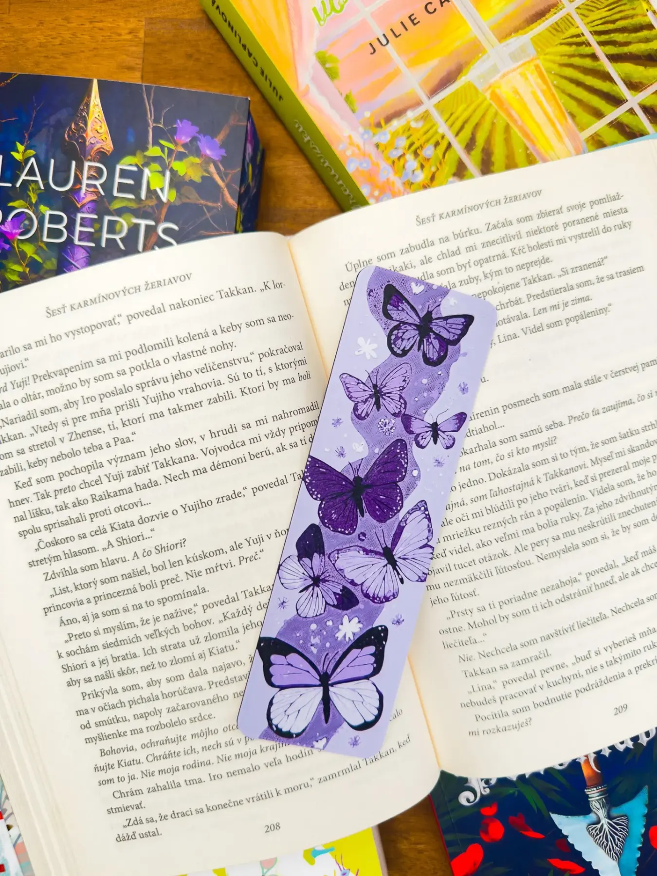 Záložka do knihy Levandulová křídla