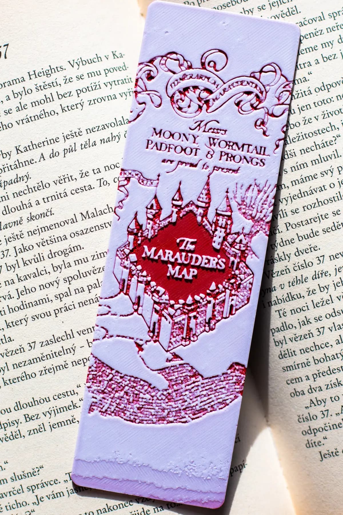 Záložka Pobertův plánek – Harry Potter