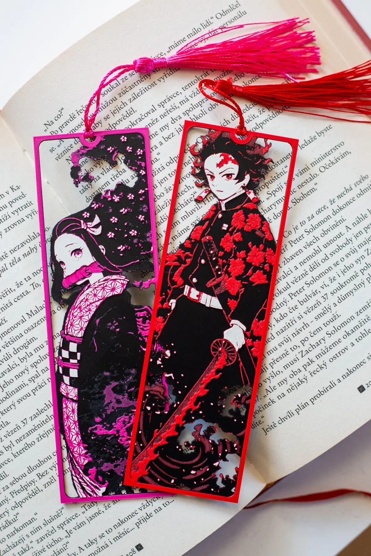 Set záložek – Tanjiro & Nezuko